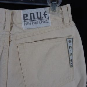 VTG E.N.U.F. Internationale 90's Off Jean Shorts